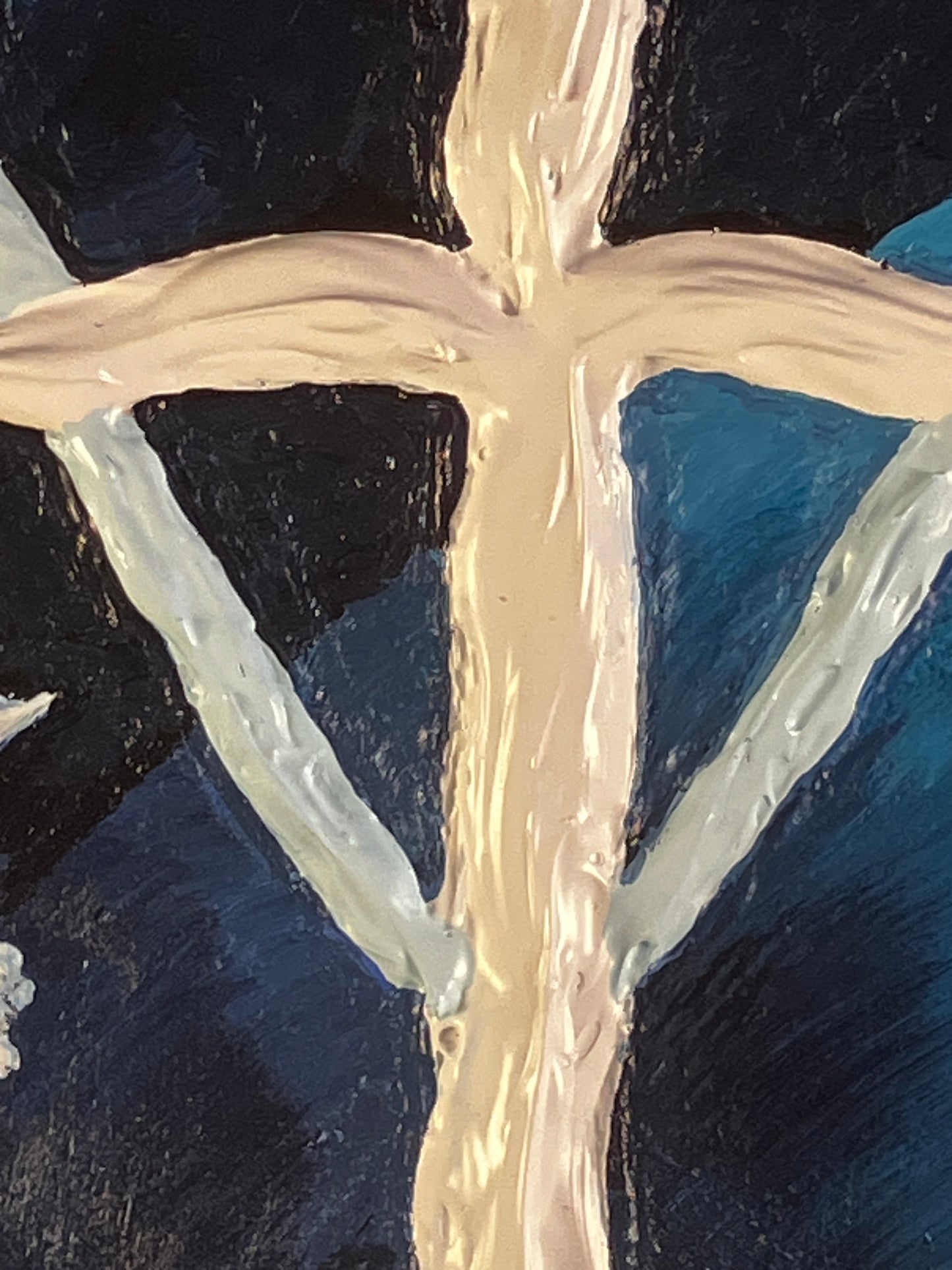 “Steadfast Love” – Original 16x20 Oval Acrylic Painting
