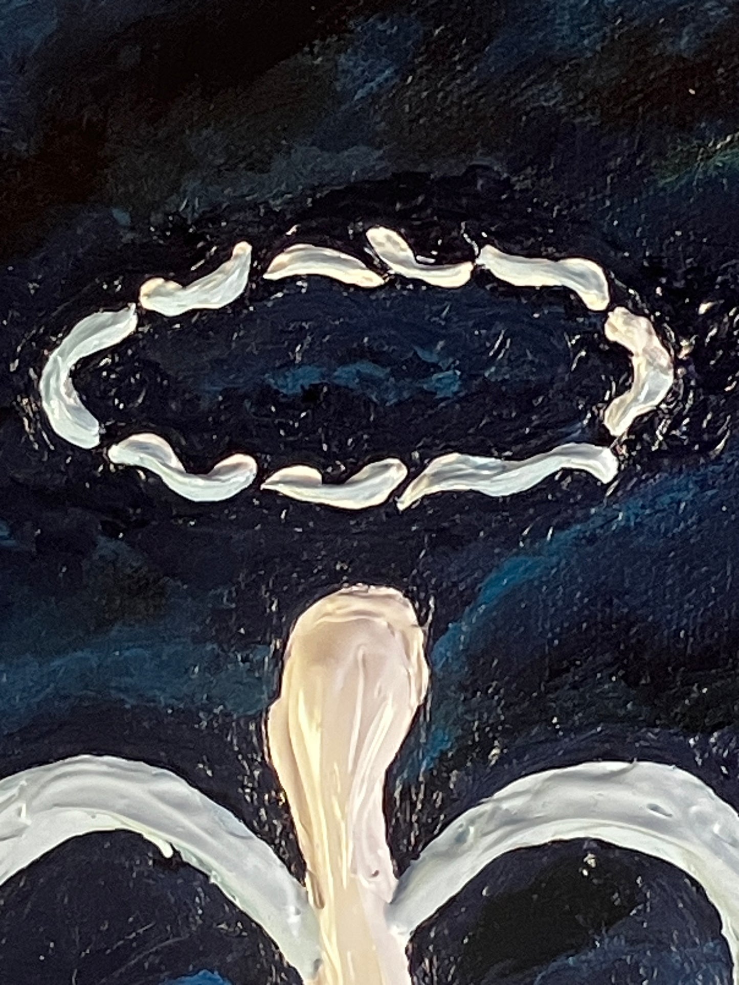 “Steadfast Love” – Original 16x20 Oval Acrylic Painting