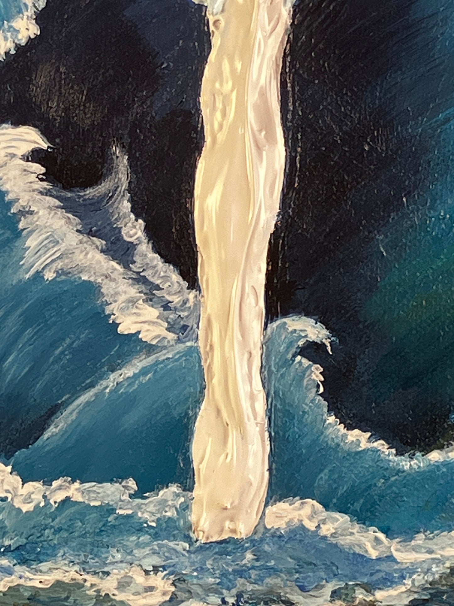 “Steadfast Love” – Original 16x20 Oval Acrylic Painting